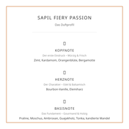 Sapil Fiery Passion (Eau de Parfum, 100ml) – Die meisterhafte Vanille-Sinfonie