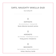 Sapil Naughty Vanilla Oud (Eau de Parfum 100ml) – Die ultimative Gourmand-Verführung