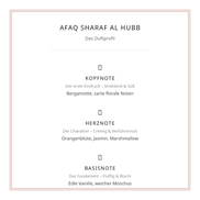 AFAQ – Sharaf Al Hubb (Eau de Parfum, 100 ml) – Die Essenz purer Romantik