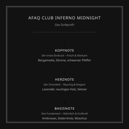 AFAQ Club Inferno Midnight Homme – Eau de Parfum (100 ml)