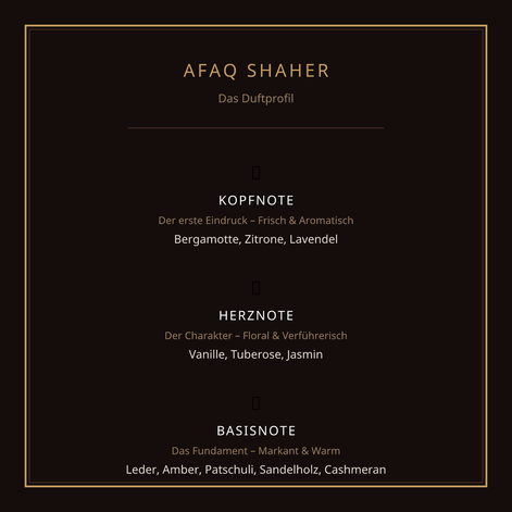AFAQ SHAHER – Eau de Parfum (100 ml)
