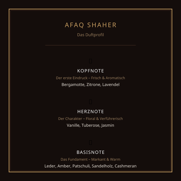 AFAQ SHAHER – Eau de Parfum (100 ml)