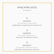 AFAQ KYRA GOLD – Eau de Parfum (100 ml)