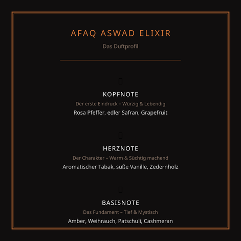 AFAQ ASWAD ELIXIR – Eau de Parfum (100 ml)