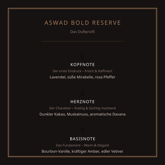 AFAQ ASWAD BOLD RESERVE – Eau de Parfum (100 ml)
