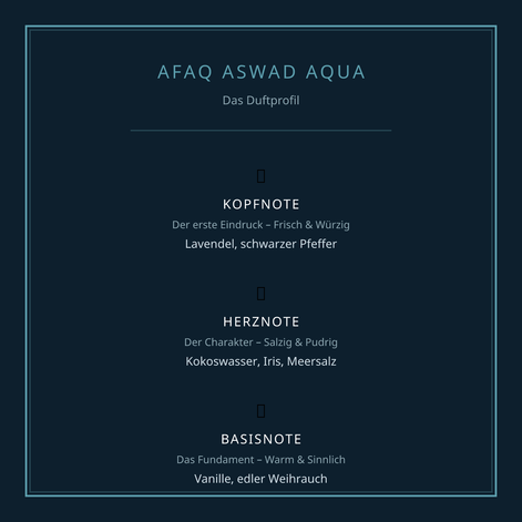 AFAQ ASWAD AQUA – Eau de Parfum (100 ml)
