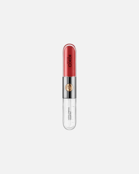KIKO Milano Unlimited Double Touch Lippenstift – Farbe 106 (Satin Ruby Red)