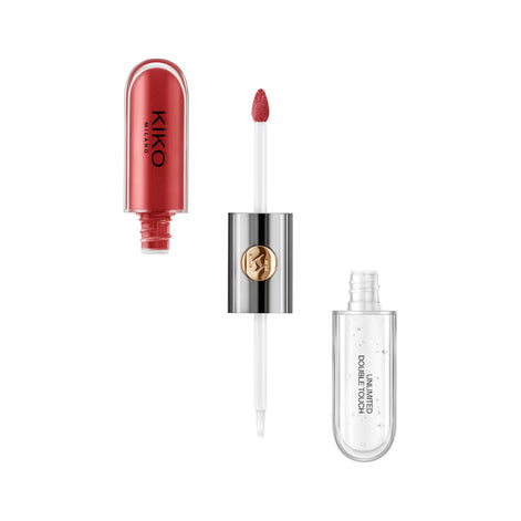 KIKO Milano Unlimited Double Touch Lippenstift – Farbe 106 (Satin Ruby Red)